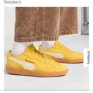 Puma Palermo Vibrant Yellow Sneakers